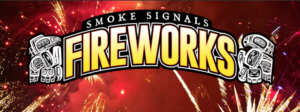 Smoke Signals Fireworks logo in Juneau, Alaska